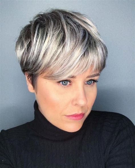 short pixie cuts with long bangs|super short pixie with bangs.